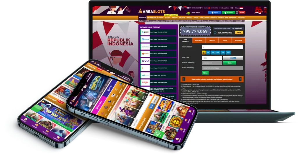 Panduan akses, login, dan daftar di Areaslots situs slot online terpercaya Indonesia