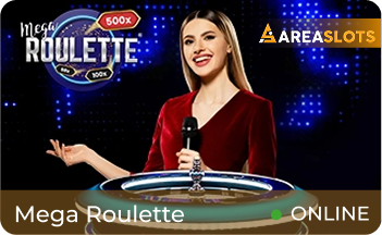 Mega Roulette dengan pengganda besar hingga 500x di Areaslots.